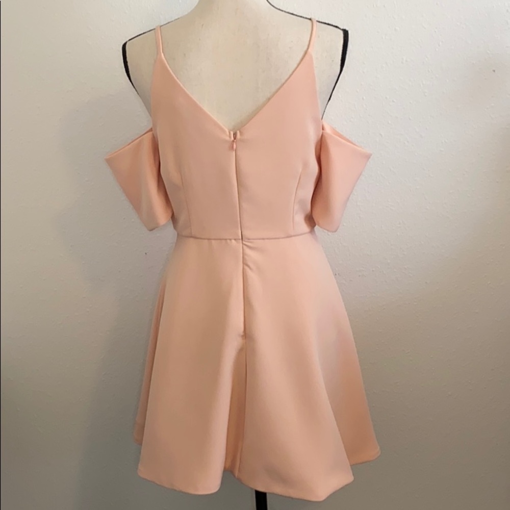 DO+BE Cold Shoulder Blush Dress - Picture 2 of 8